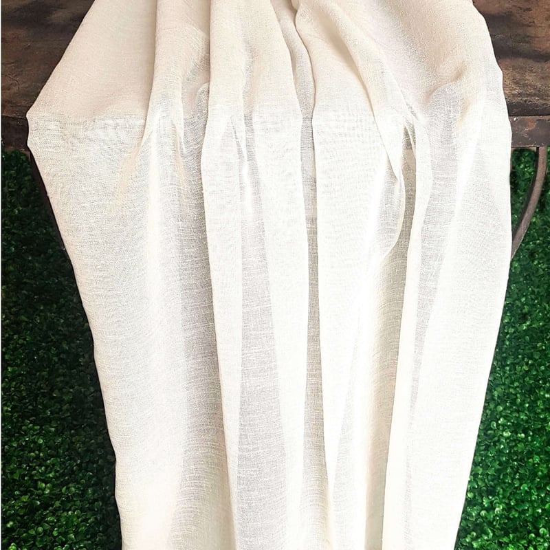 Ivory Double Gauze Runner