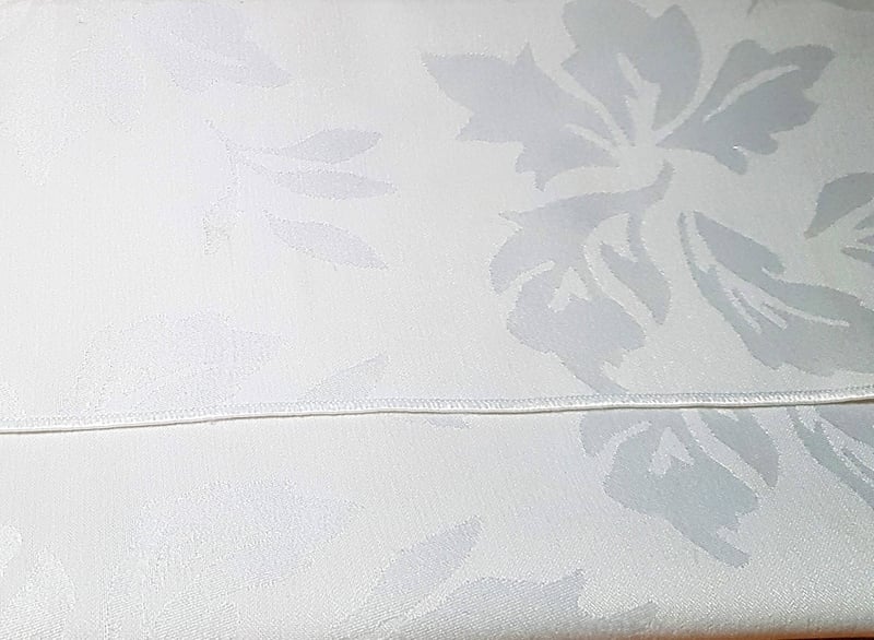 White Damask Napkin