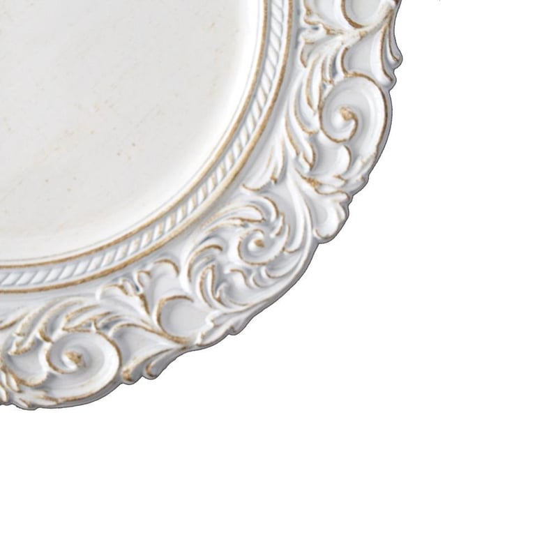 White Aristocrat 12" Charger Plate