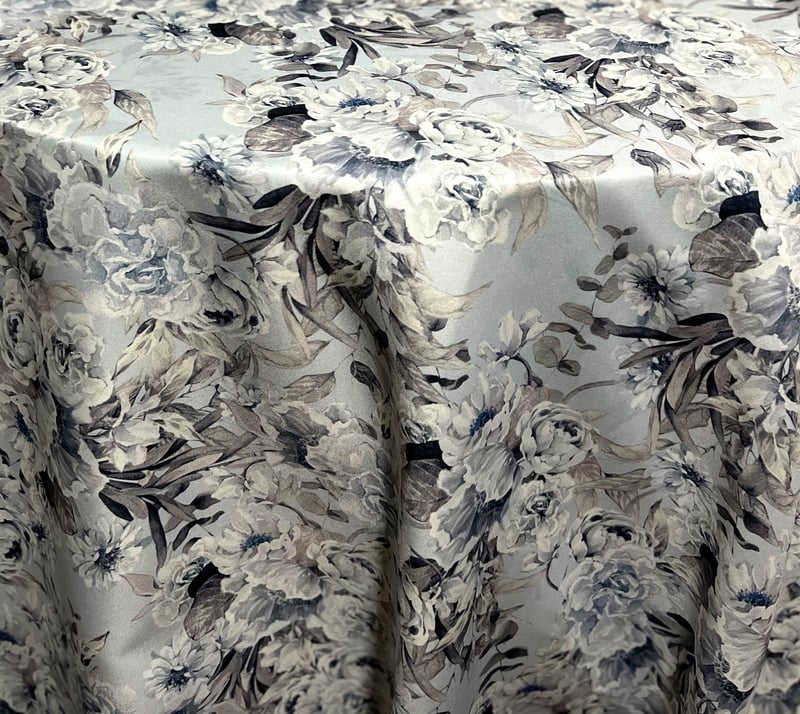 Floral Dusk in Copen Perry Linen Collection