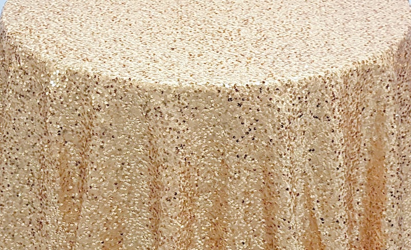 Champagne Tafetta Sequins Linen Collection