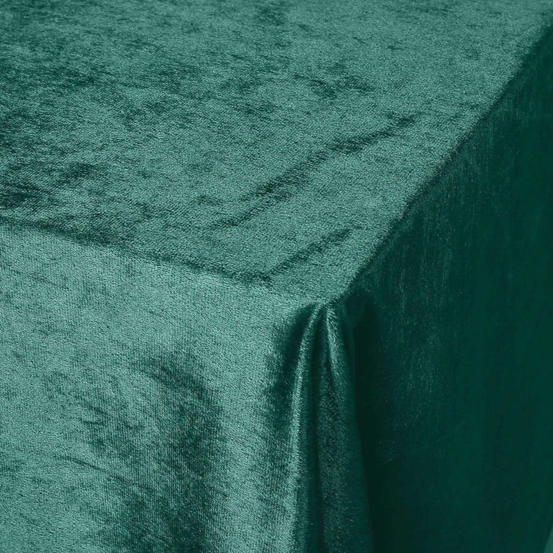 90"x156" - Green Rectangular Velvet Tablecloth