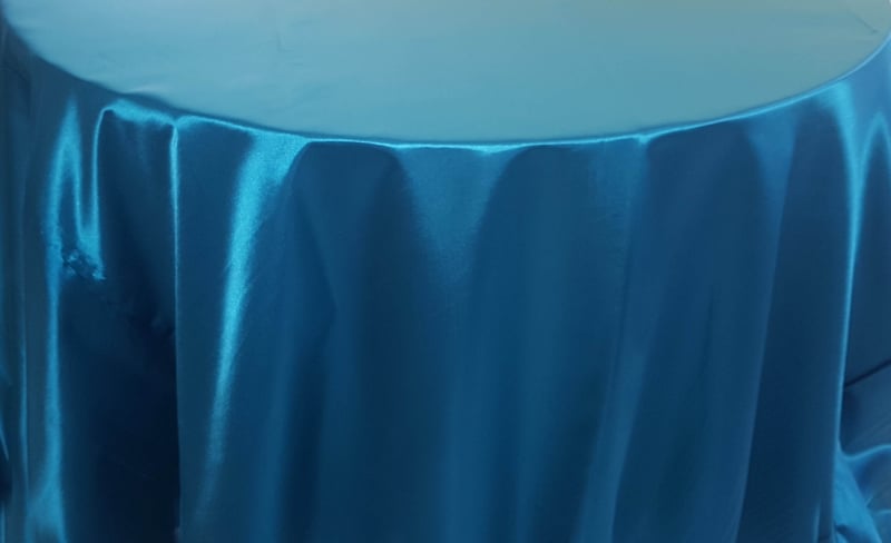 Turquoise Satin Linen Collection