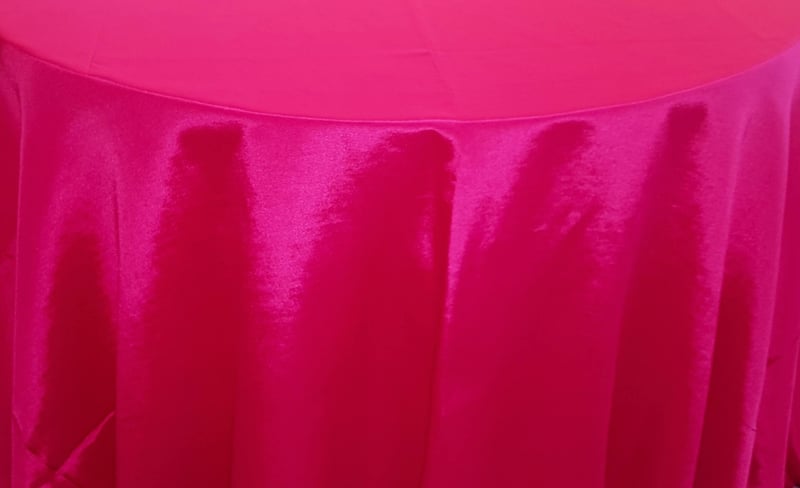 Fuchsia Satin Linen Collection