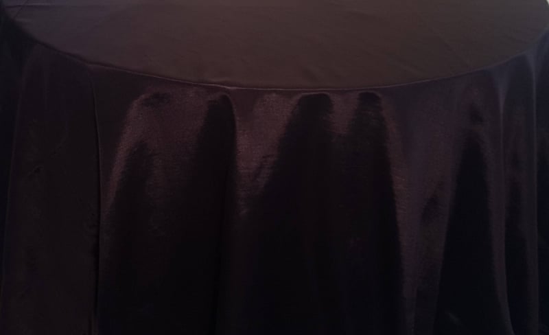 Dark Chocolate Satin Linen Collection