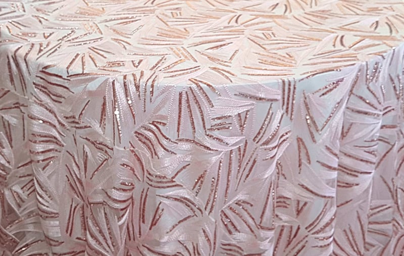 Blush Sparkle Sequins Linen Collection
