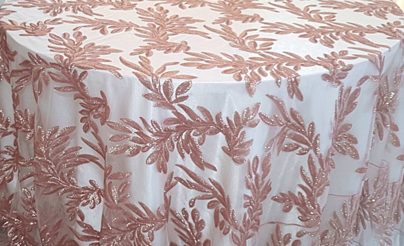 Blush Giselle Sequins Linen Collection