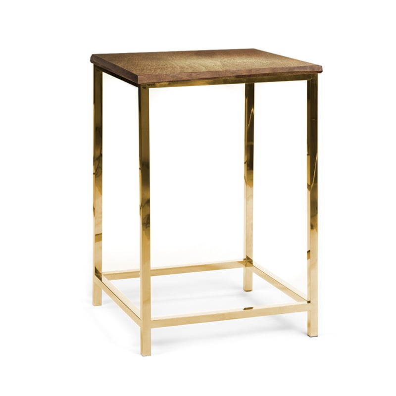 Capital Cruiser Table - Gold & Wood