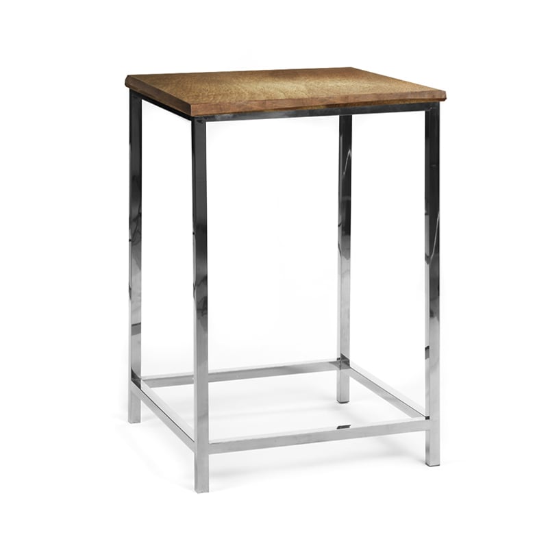 Capital Cruiser Table - Silver & Wood