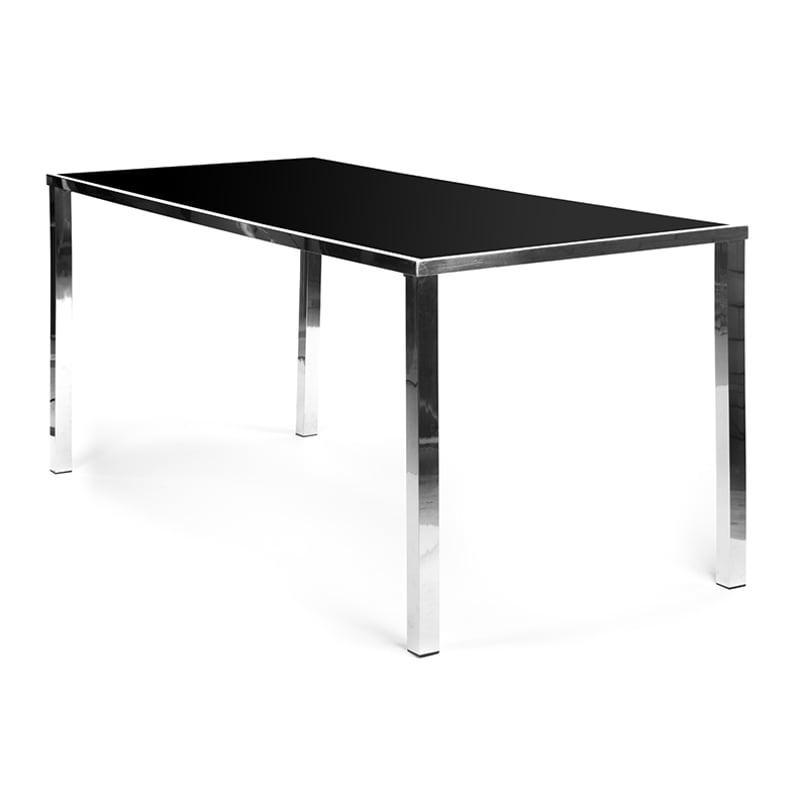 Metropolitan Communal Table - Silver & Black