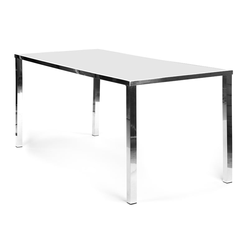 Metropolitan Communal Table - Silver & White