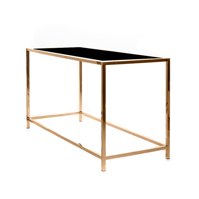 Rivington Communal Table - Gold & Black