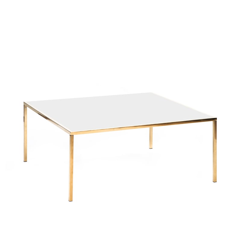 Carlton Coffee Table - Gold and White