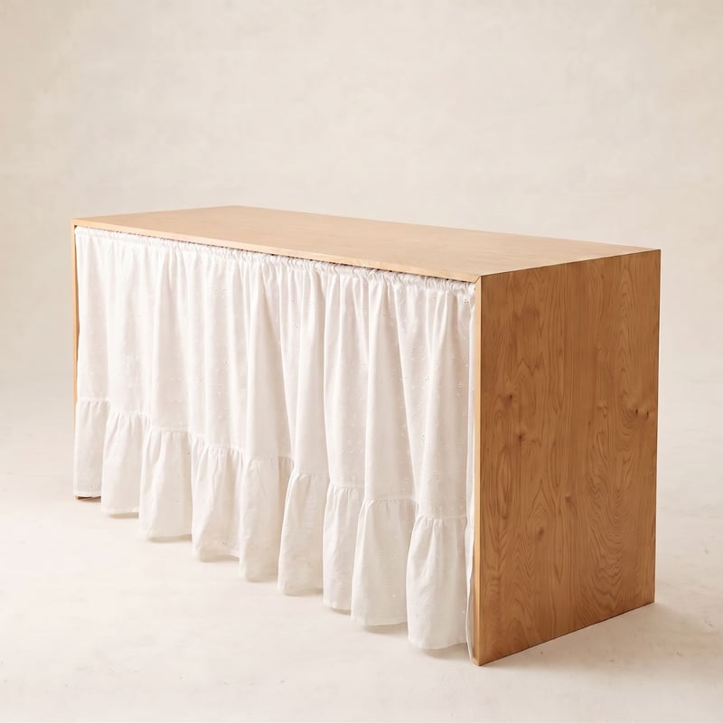 Linen Bar - Cream Eyelet