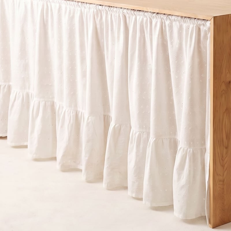 Linen Bar - Cream Eyelet