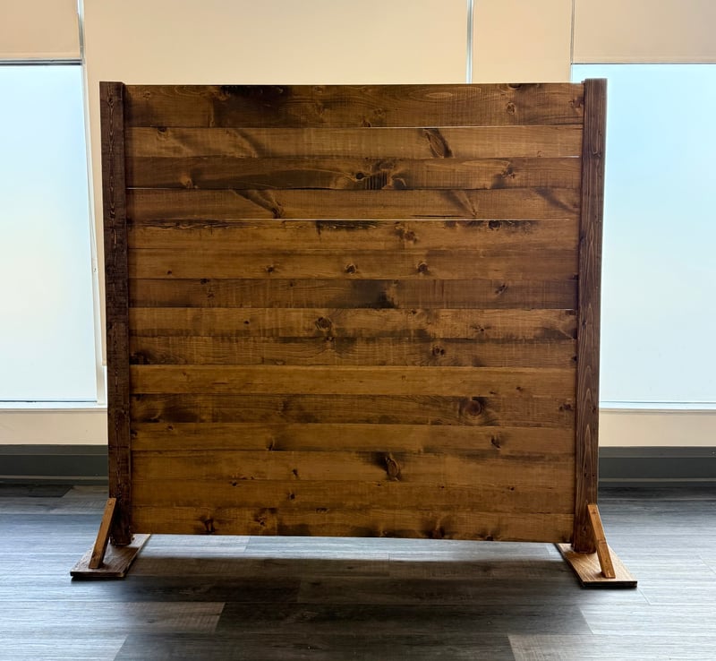 Rustic Wood Wall - 6ft x 6ft