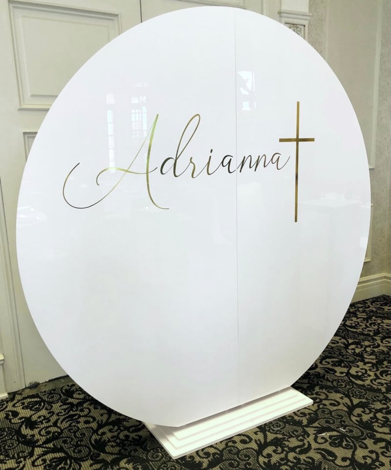 Acrylic Backdrop - 6ft