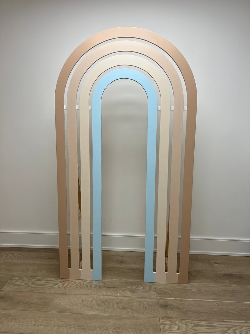 Hollow Rainbow Arch - 6ft x 3ft