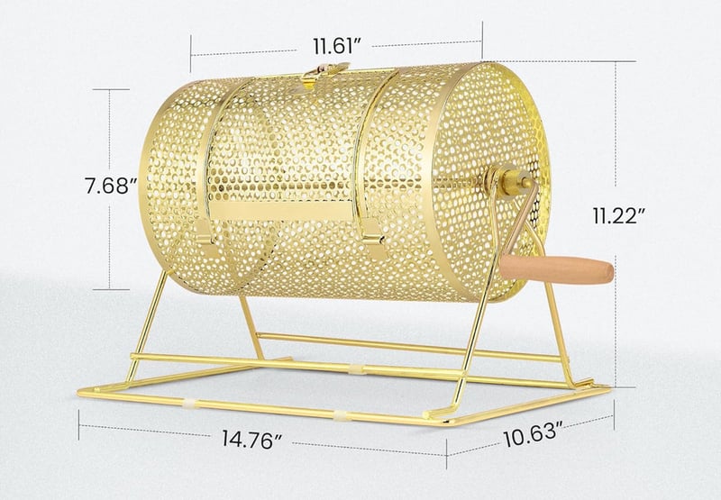 Gold Raffle Drum