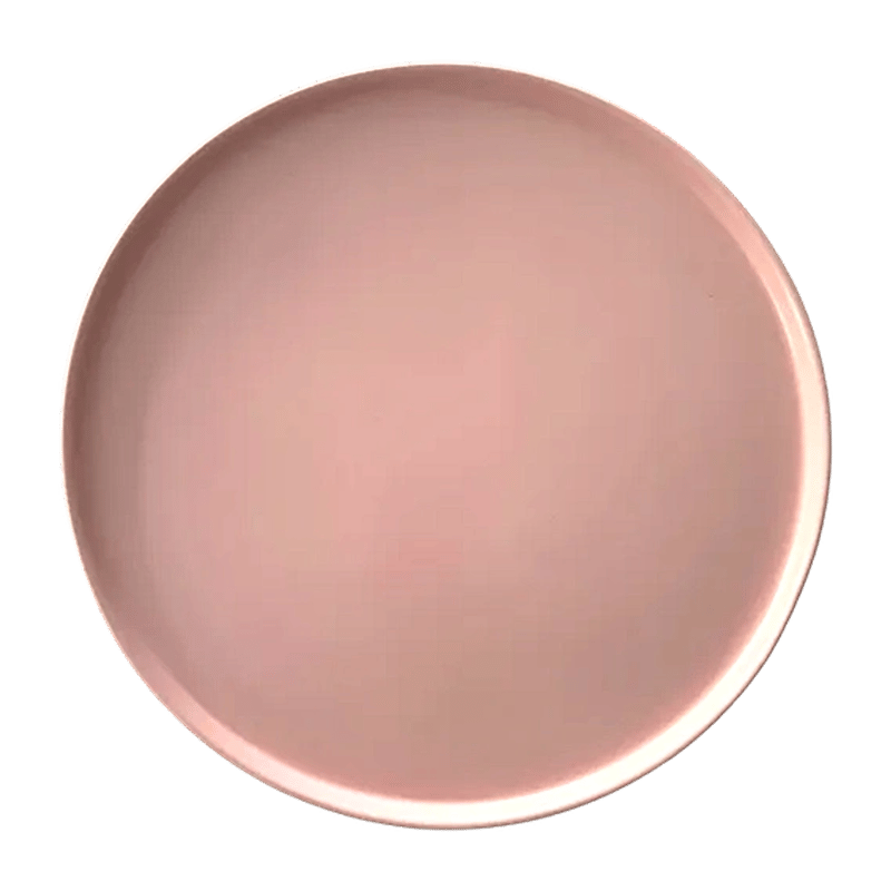 Terra Matte 12" Porcelain Charger Plate - Pink