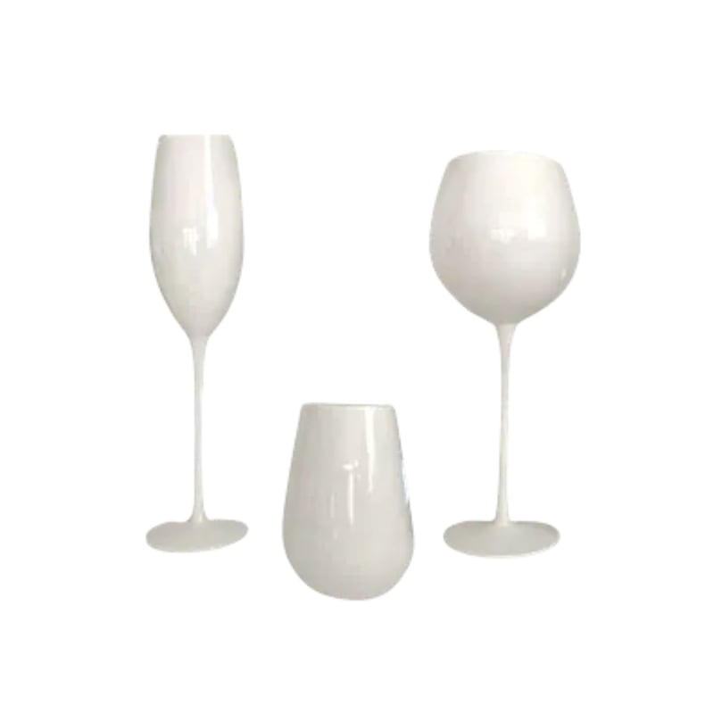 Bianca Stemware Set - White
