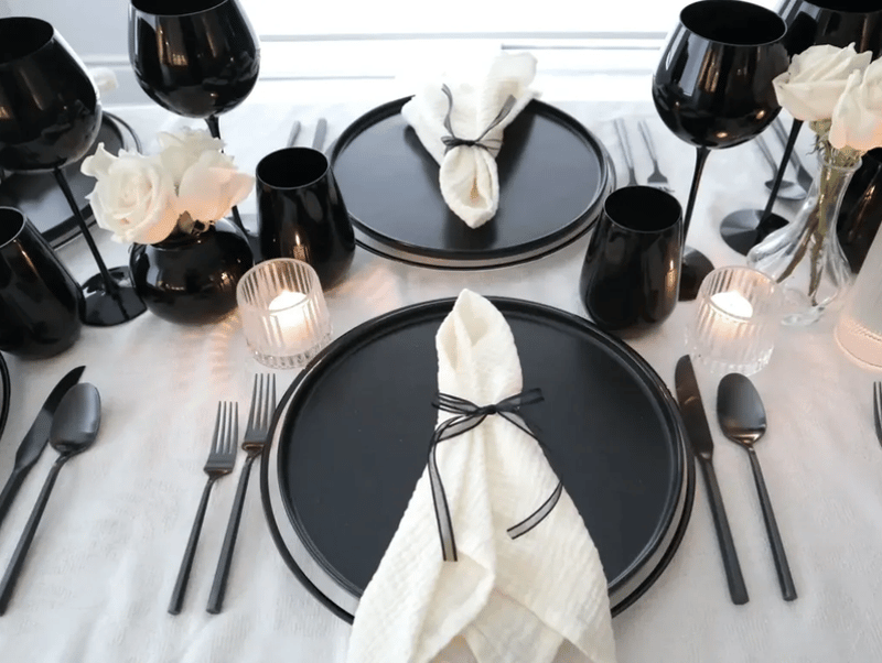Nera Stemware Set - Black