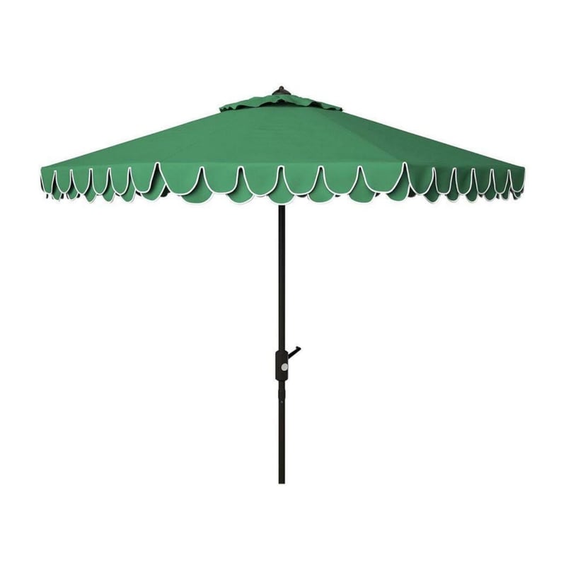Green Double Scallop Umbrella