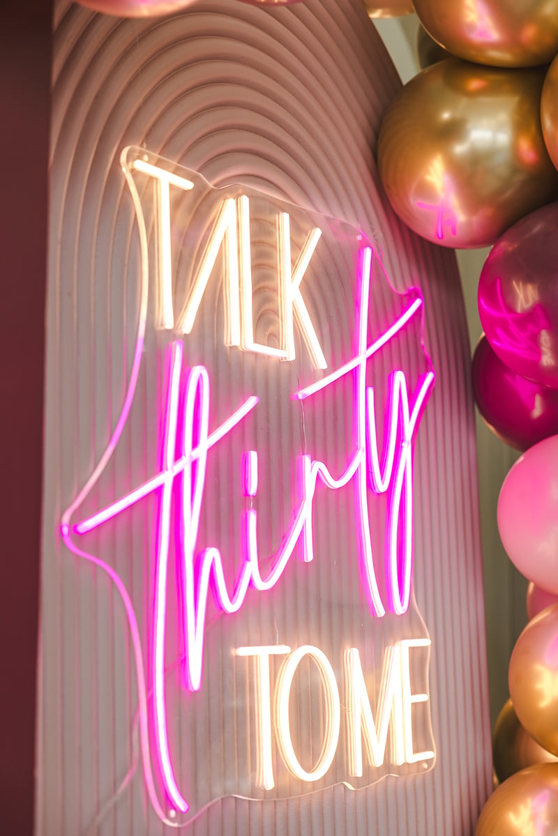 Talk Thirty To Me - Neon Light