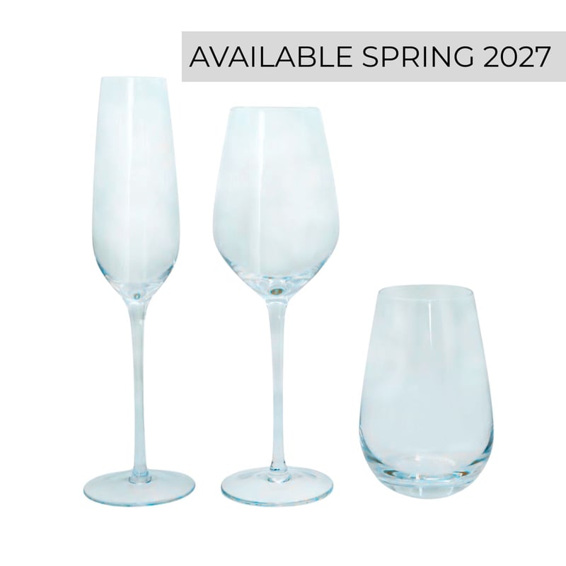 Chloe Glassware Set - Blue