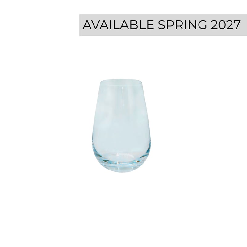 Chloe Stemless Wine Glass - Blue