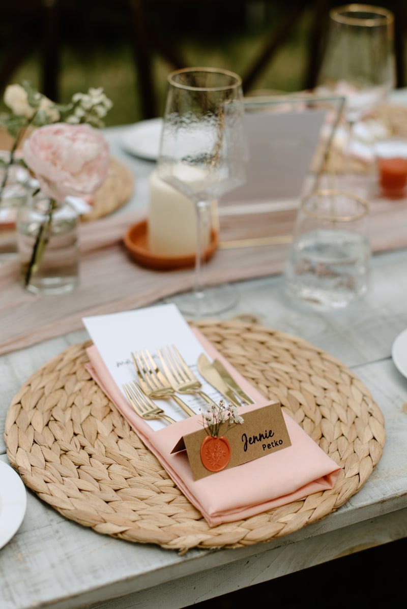 Poly Napkin - Blush