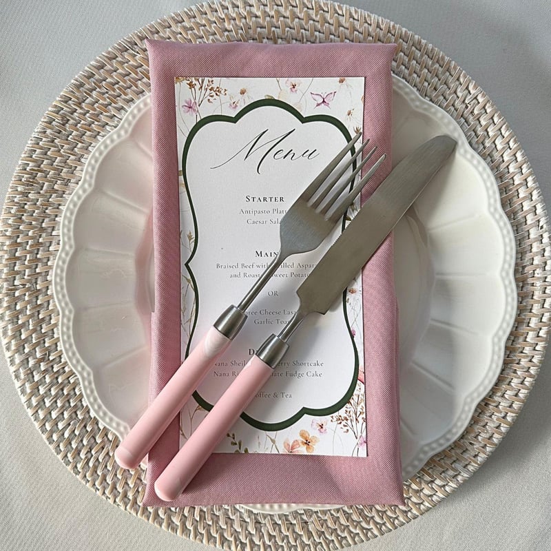 Poly Napkin - Dusty Rose