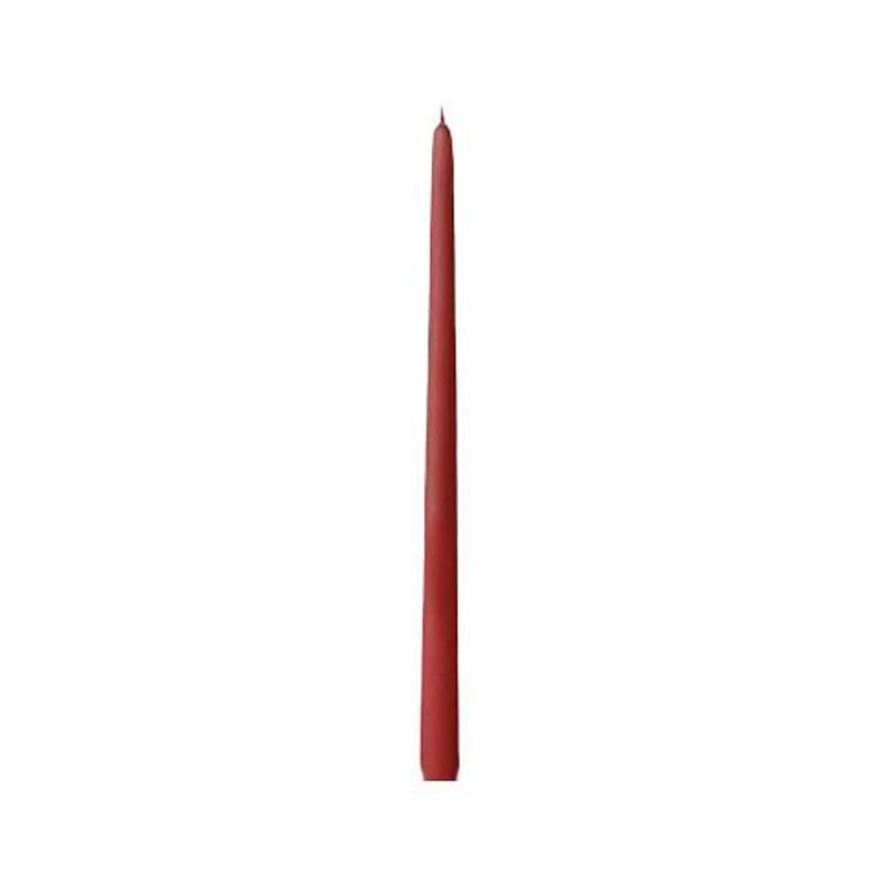 12" Taper Candle - Burgundy