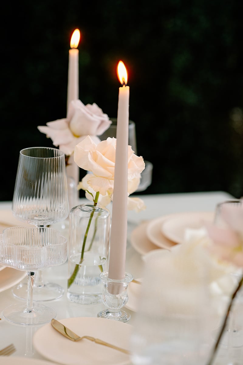 12" Taper Candle - Sand
