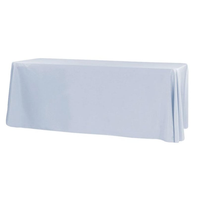90"x156" - Dusty Blue Tablecloth - Rounded Corners