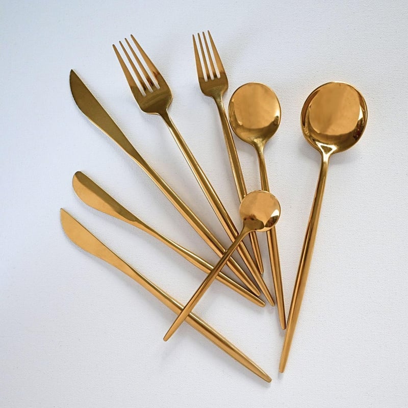Lisbon Gold Flatware Set