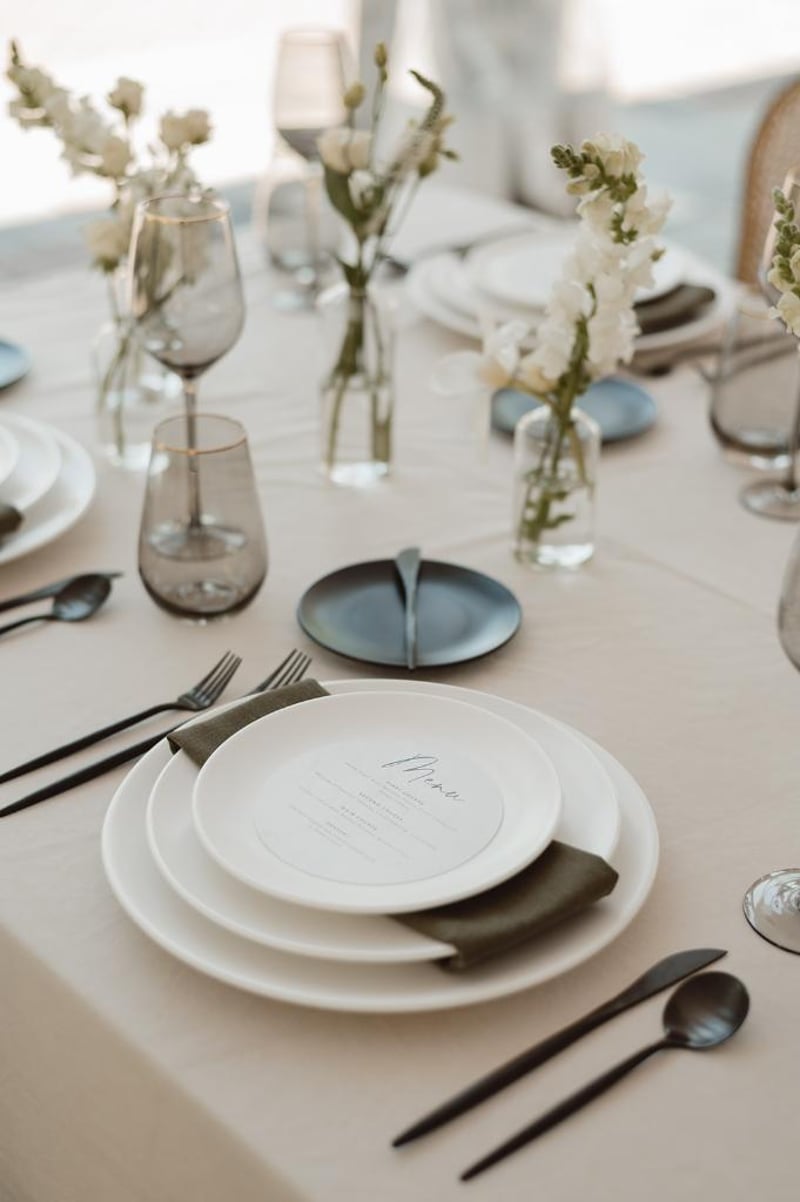 Lisbon Matte Black Flatware Set