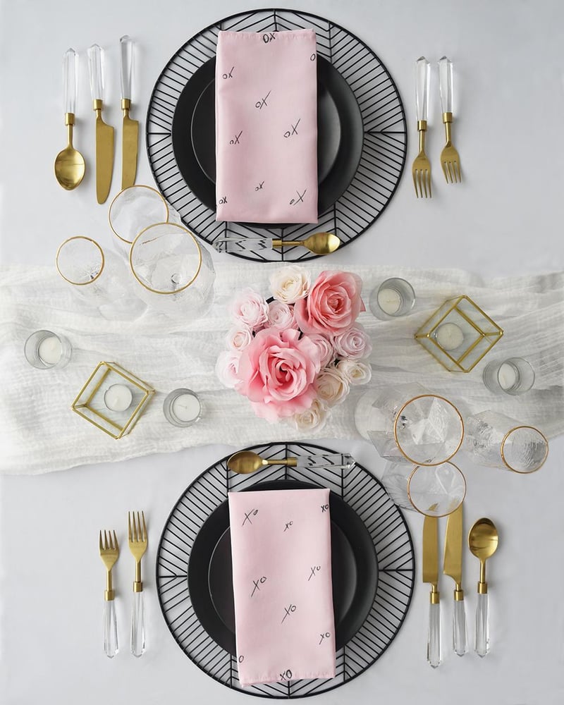 London Gold Clear Handle Flatware Set