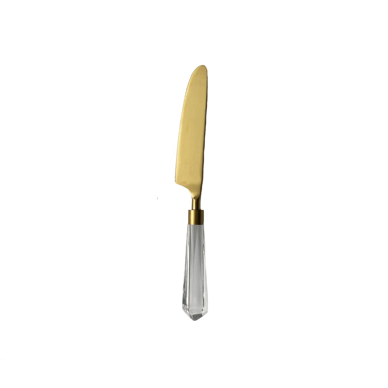 London Gold Clear Handle Small Knife