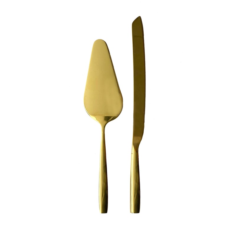 Gold Cake Knife