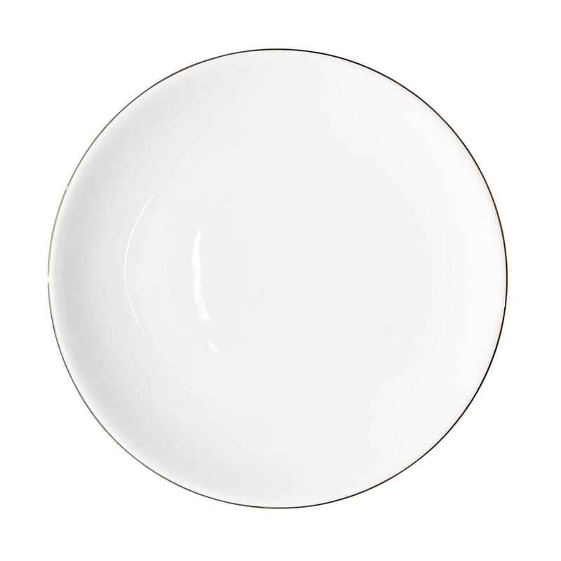 Gold Rim Porcelain 12" Charger Plate