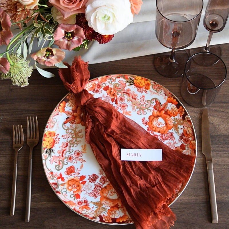 Rita 12" Charger Plate - Fine Bone China