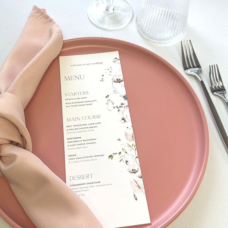 Pink High Rim Matte Dinnerware Set