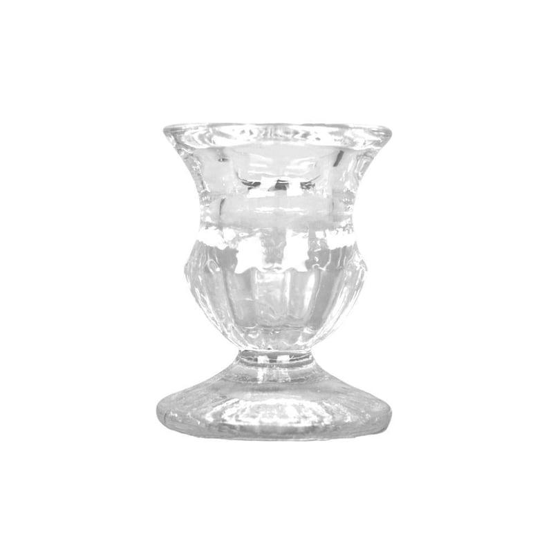 Glass Taper Candle Holder