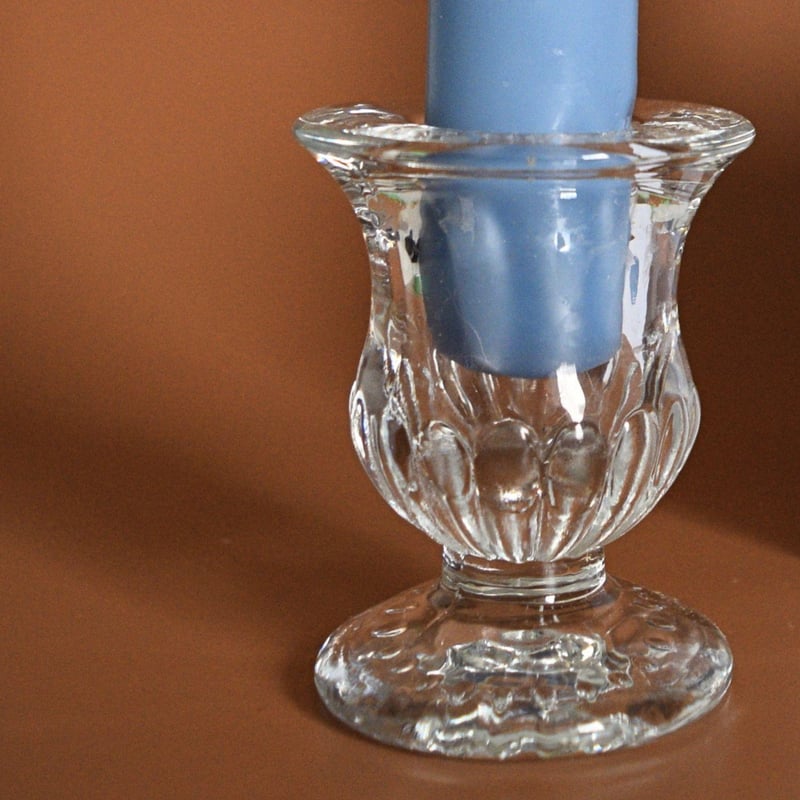 Glass Taper Candle Holder