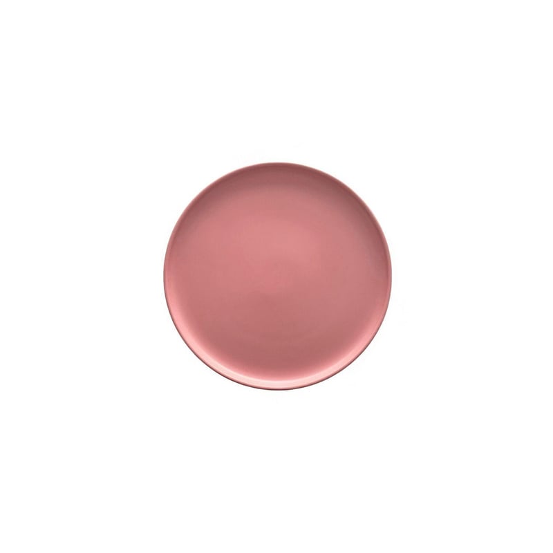 Pink High Rim Matte 6" Bread Plate