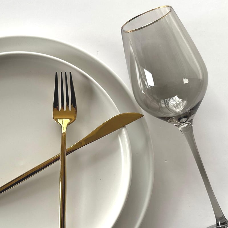 White High Rim Matte 10" Dinner Plate