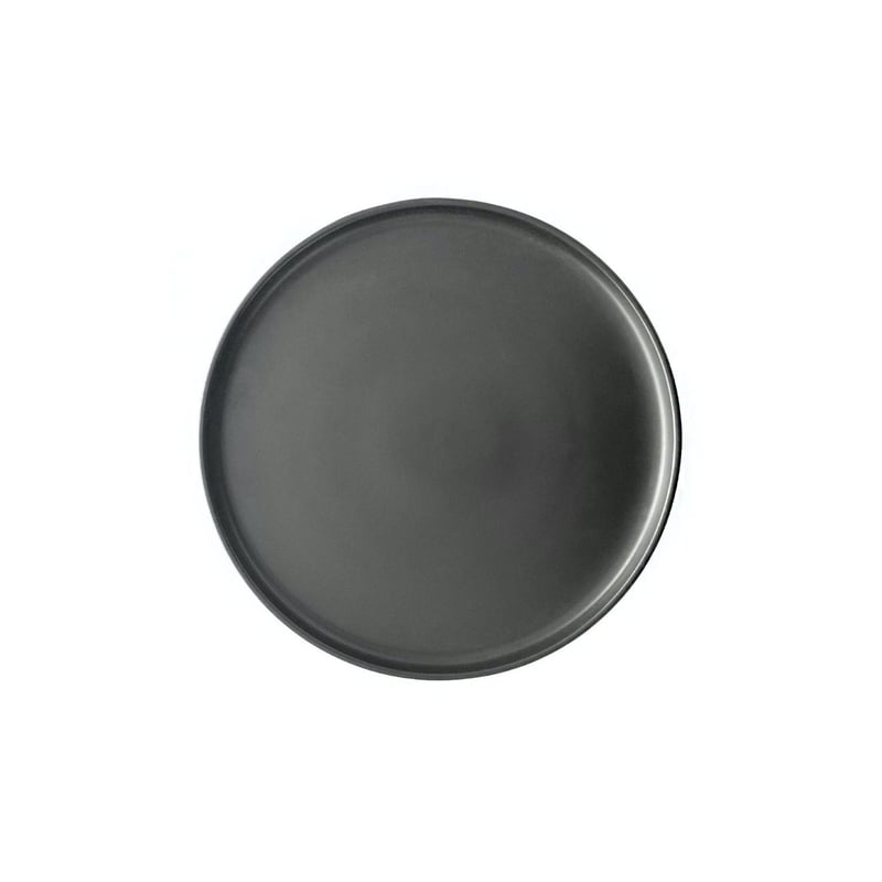 Black High Rim Matte 8" Side Plate