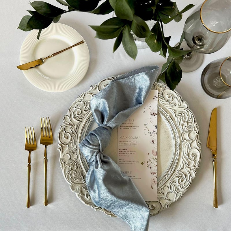 White Ribbed Porcelain 6.25" Bread Plate