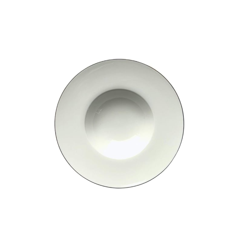 Gold Rim Porcelain 9.25" Bowl